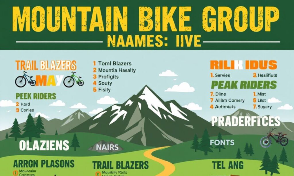 Mountain Bike Group Names Ideas