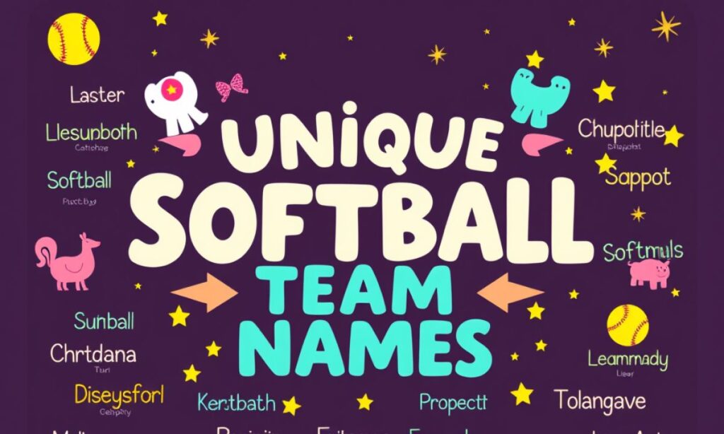 Unique Softball Team Names