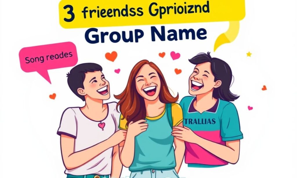 3 Friends Group Name For WhatsApp