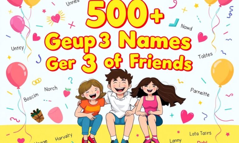 500+ Best Names for Group of 3 Friends Unique, Funny, And Good Ideas Trio Names