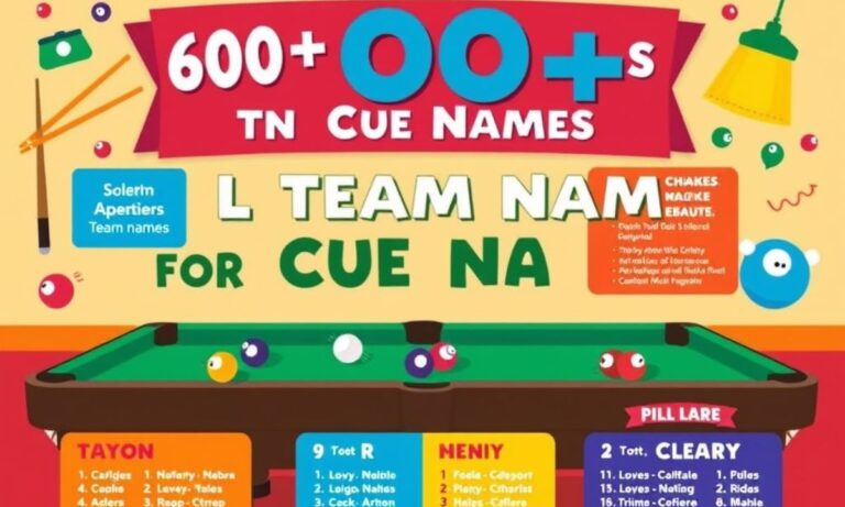 600+ Pool Team Names For Cue Master [Cool, Clever, & Funny]