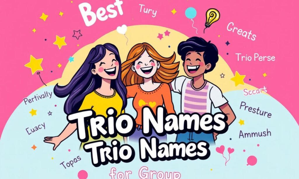 Best Trio Names For Group