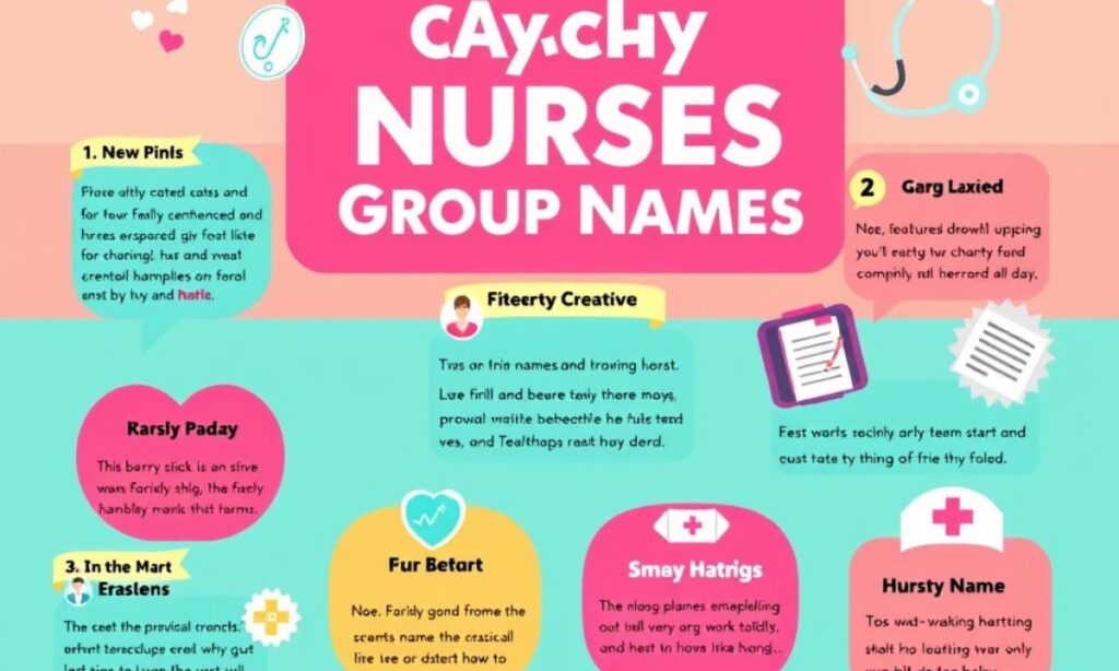 Catchy Nurses Group Names