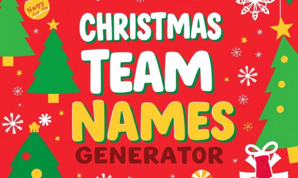 Christmas Team Names Generator