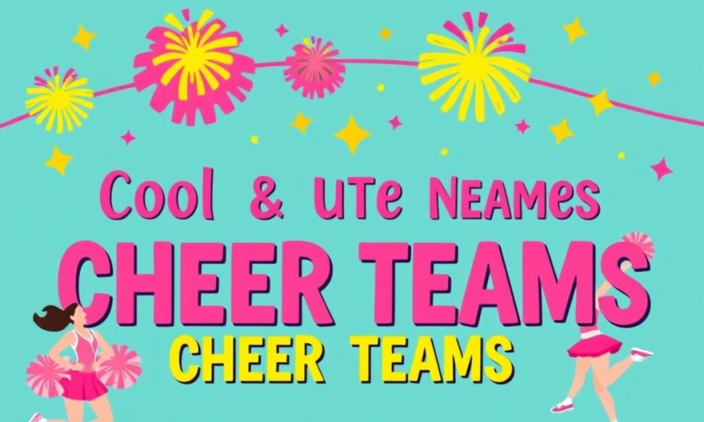 Cool & Cute Names for Cheer Teams