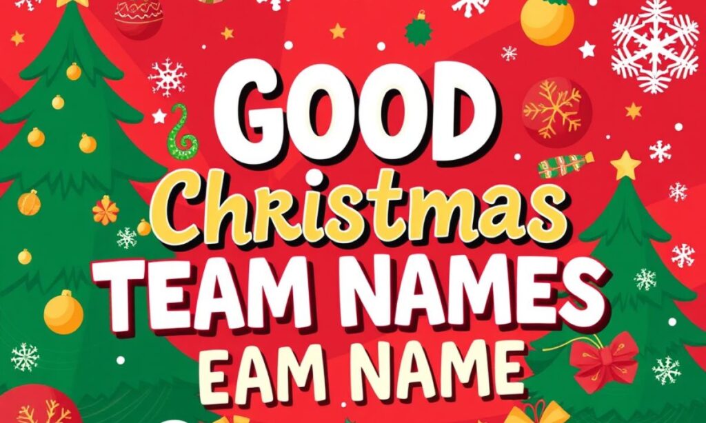 Good Christmas Team Names