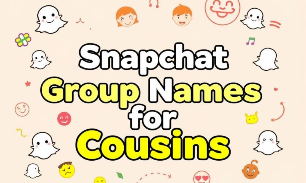 Snapchat Group Names For Cousins