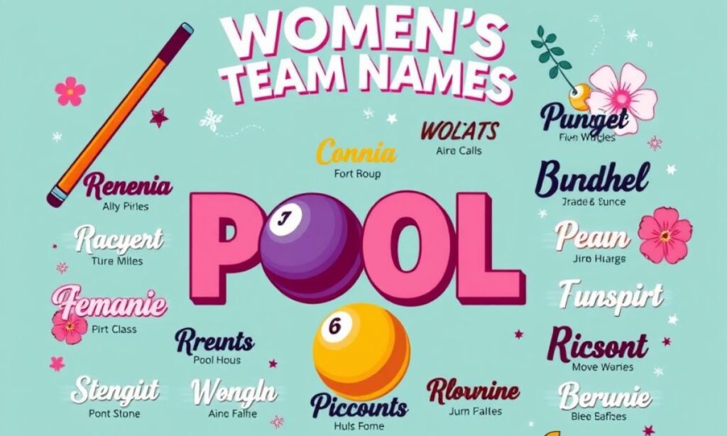 Women’s Pool Team Names