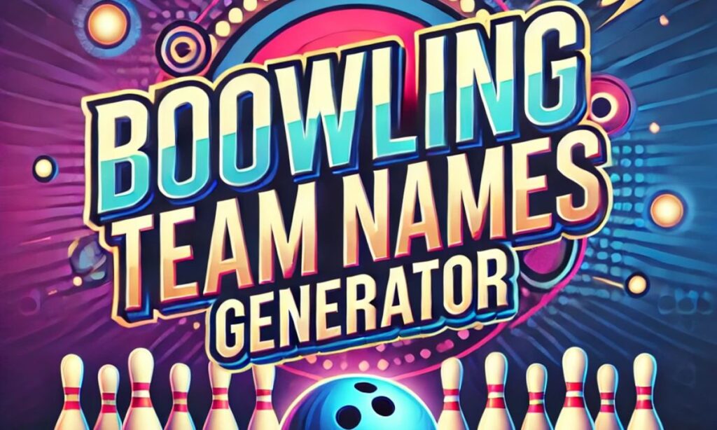 Bowling Team Names Generator